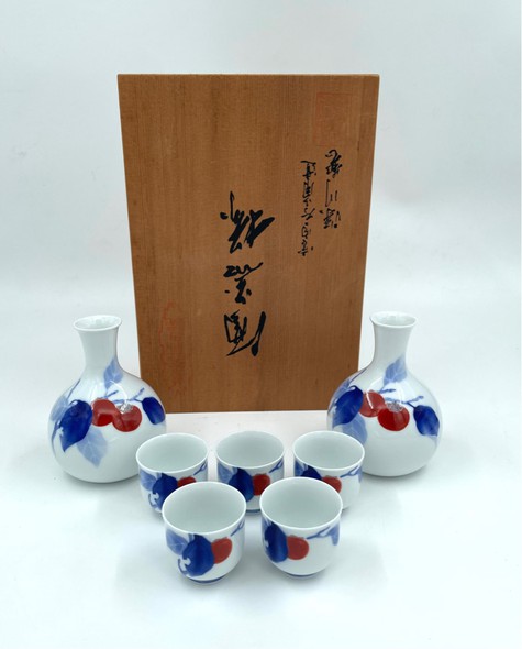 Винтажный набор для саке, Фукугава