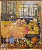 Painting "Sleeping Girl" by Geoffrey Humphries