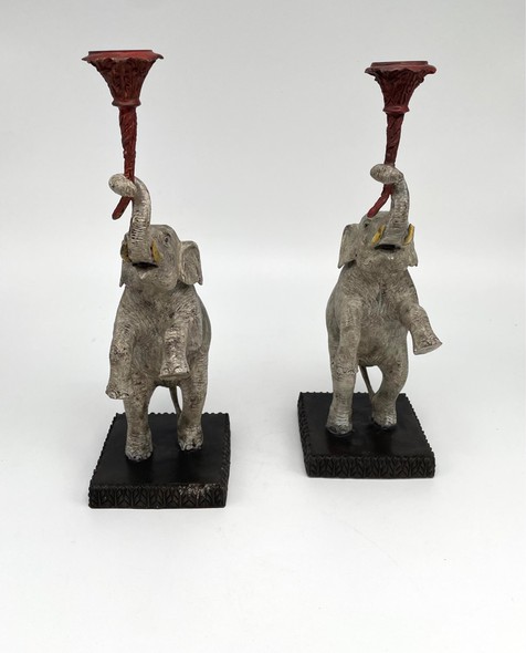 Paired candlesticks "Elephants"