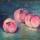 Винтажная картина «Персики», Кадзу Утани