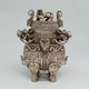 Silver Tibet vase. XIX с.