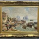 Antique painting
"Pier, Capri Island"