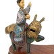 Antique composition "Qilin giving a child"