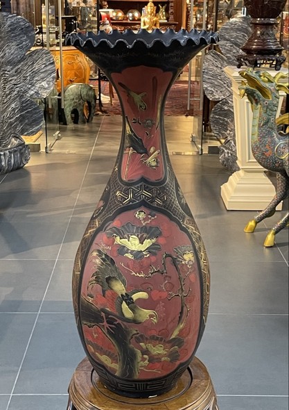 Antique floor vase, Japan