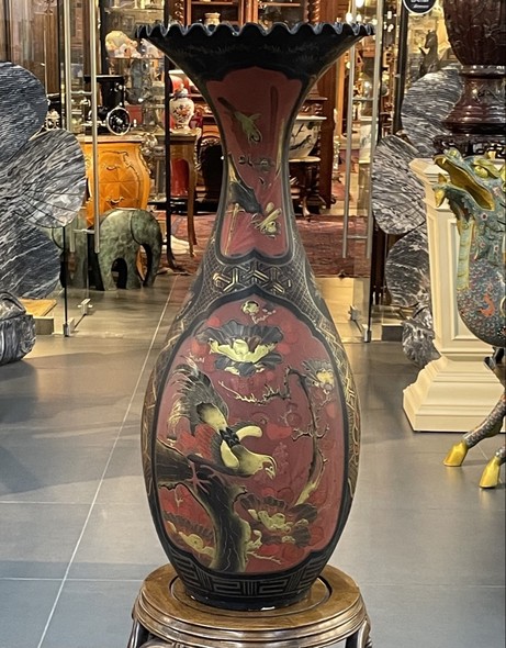 Antique floor vase, Japan