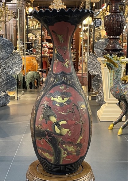 Antique floor vase, Japan