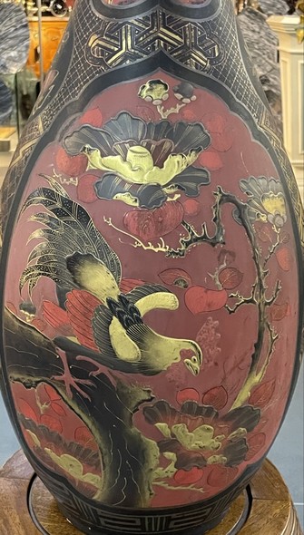 Antique floor vase, Japan