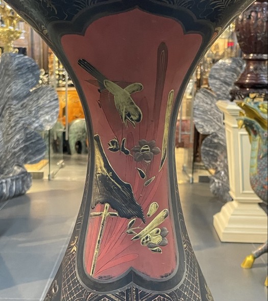 Antique floor vase, Japan