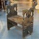 Antique bench in the style of Russian Art Nouveau