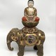 Antique sculpture "Elephant and Buddha"