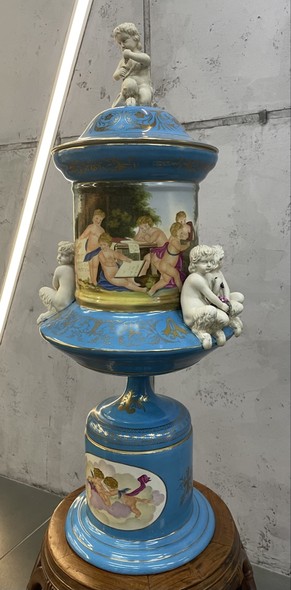 Antique vase
with satyrs, Napoleon III