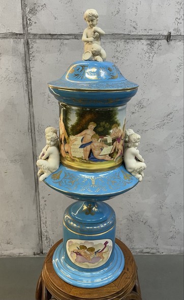 Antique vase
with satyrs, Napoleon III