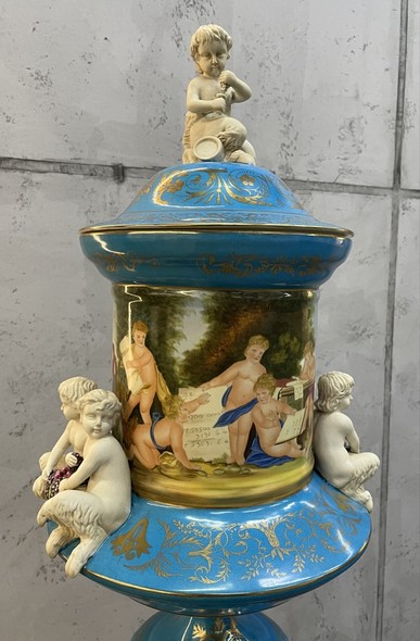 Antique vase
with satyrs, Napoleon III