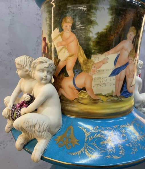 Antique vase
with satyrs, Napoleon III