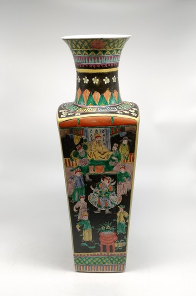 Antique Vase, Japan,
 “Emperor and Courtiers”