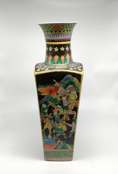 Antique Vase, Japan,
 “Emperor and Courtiers”