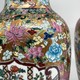 Antique paired vases with beauties