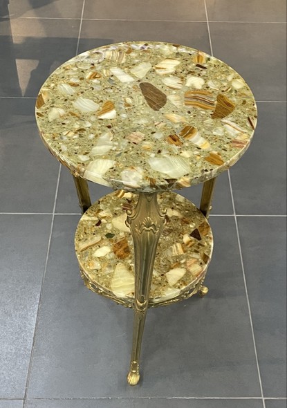 Antique onyx table