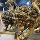 Antique sculpture "Putti on lions”