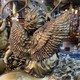 Antique sculpture "Putti on lions”