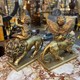 Antique sculpture "Putti on lions”