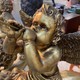 Antique sculpture "Putti on lions”