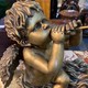 Antique sculpture "Putti on lions”