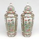 Pair of oriental porcelain vases