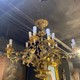 Antique paired chandeliers