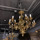 Antique paired chandeliers