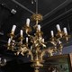 Antique paired chandeliers