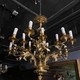 Antique paired chandeliers