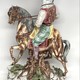 Vintage sculpture "Arab Horseman with loot"