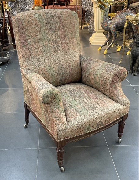 Vintage bergere armchair