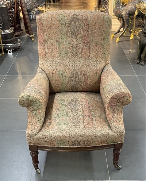 Vintage bergere armchair