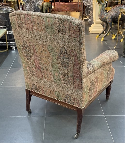 Vintage bergere armchair