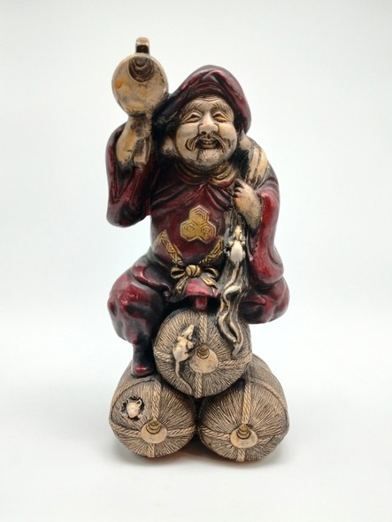 Antique sculpture
"Daikoku with a mallet"