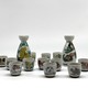 Antique Sake Set "Zodiac Signs"