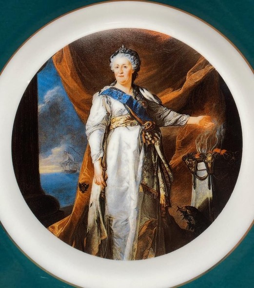 Декоративная тарелка 
"Екатерина II"