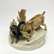 Antique sculpture "Mountain goats