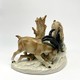 Antique sculpture "Mountain goats