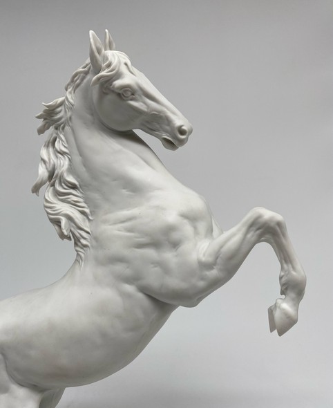 Antique sculpture of a horse