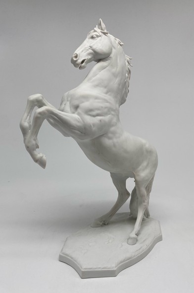 Antique sculpture of a horse