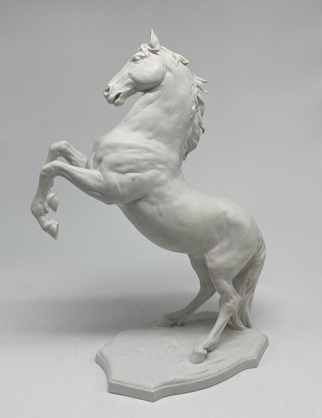 Antique sculpture of a horse