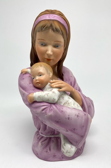 Antique sculpture "Mother and Child"