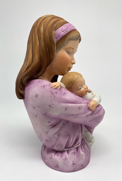 Antique sculpture "Mother and Child"