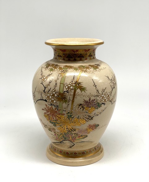 Antique vase, Satsuma porcelain