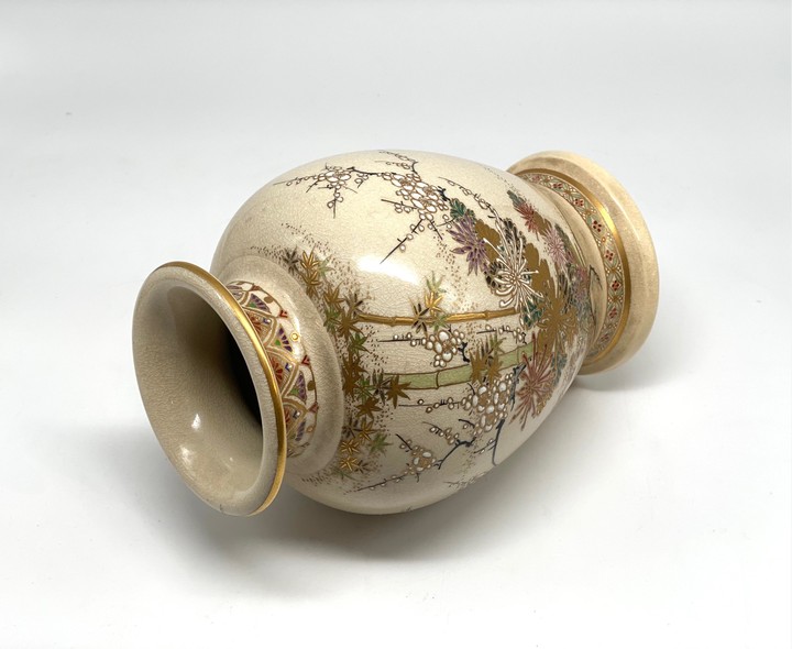 Antique vase, Satsuma porcelain