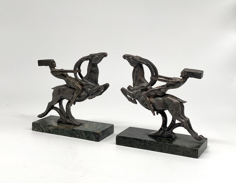 Antique book holders