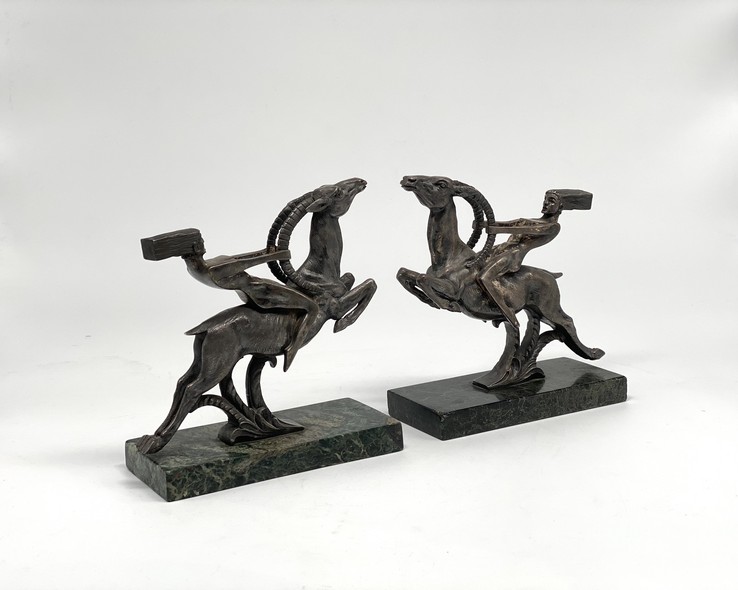 Antique book holders